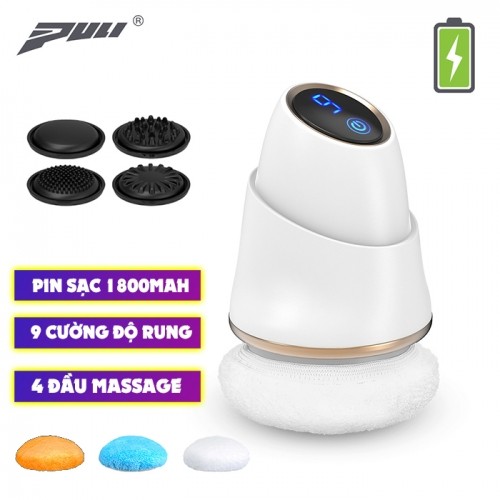 Máy massage bụng cầm tay pin sạc 4 đầu Puli PL-673 - Pin sạc